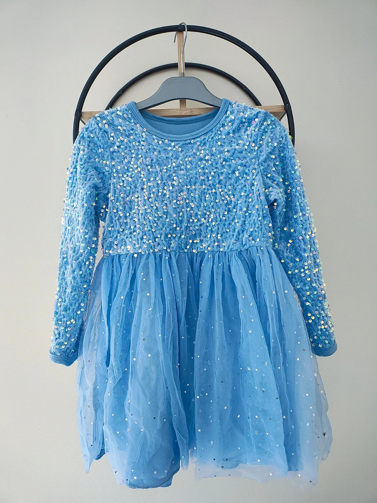 6 7 ans robe hiver soirée fête cérémonie ( étiquette coupée)